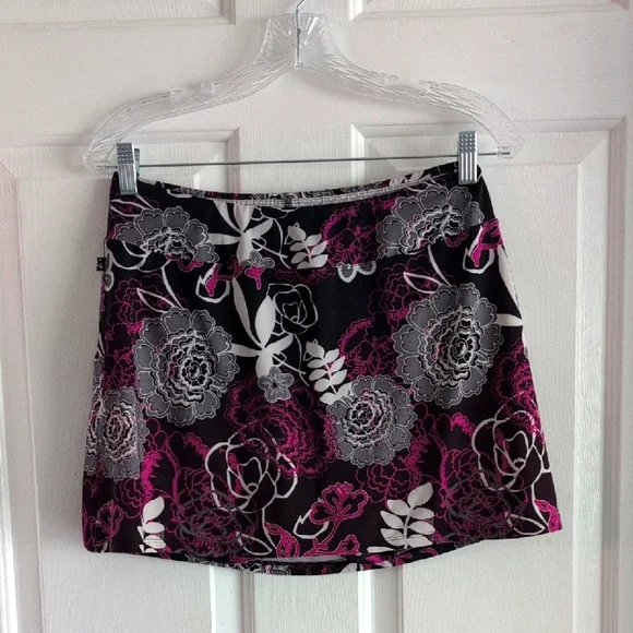 Skort, Athletic Skirt-shorts, Tennis Skirt Pickleball Athliesure Black Purple - Picture 3 of 14